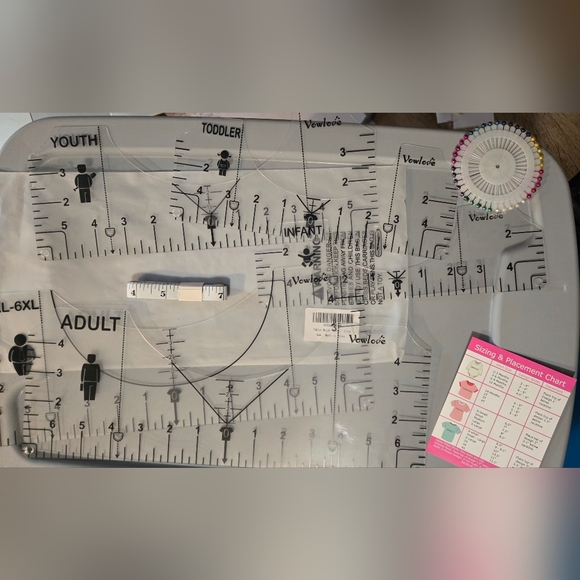 T-Shirt Ruler Guide Kid, new, never used! - Picture 2 of 4